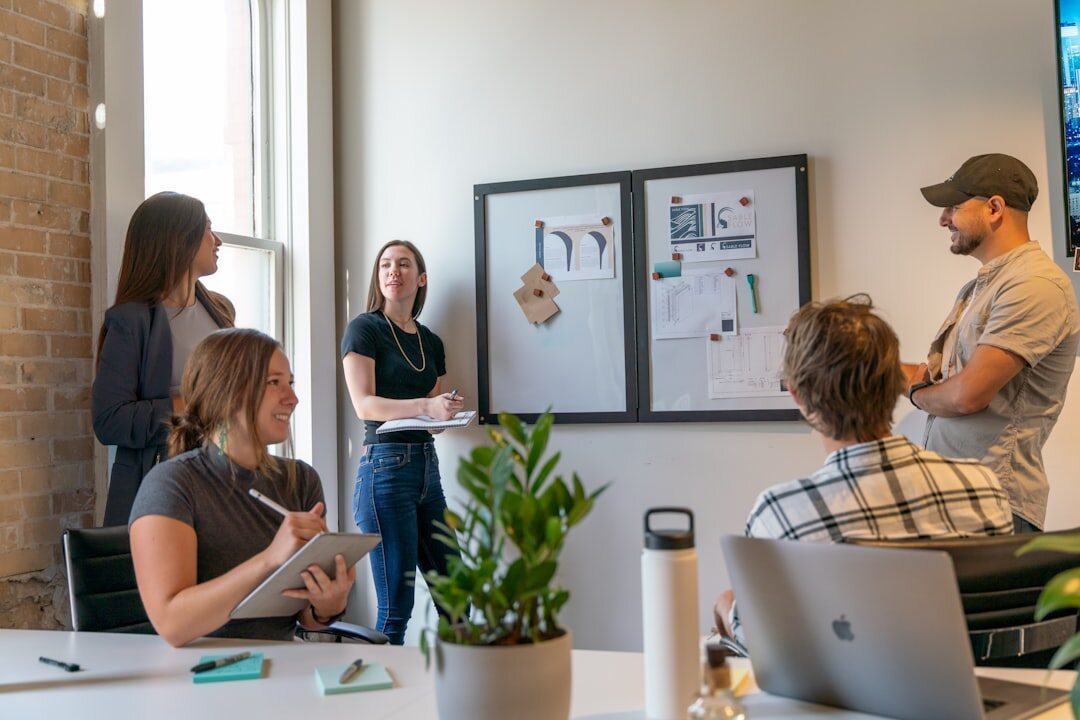 diverse team designing
